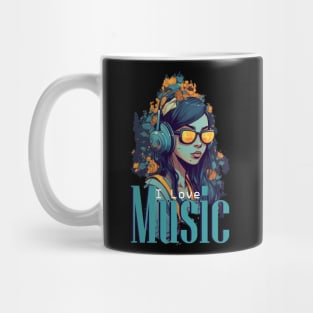 I love  music Mug